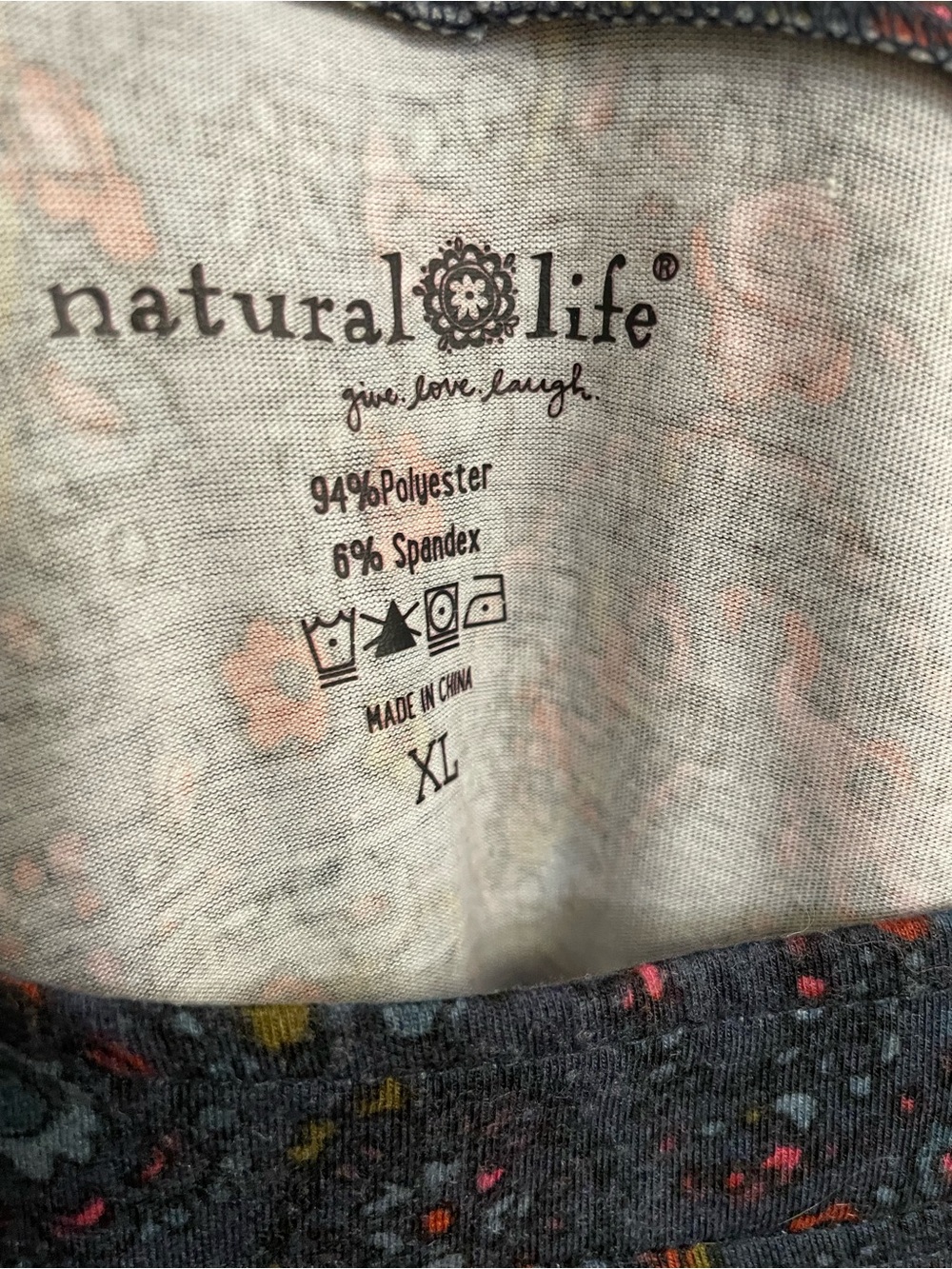 NATURAL LIFE Berkeley Berkley Navy Paisley Tiered Maxi Dress XL - Picture 7 of 7